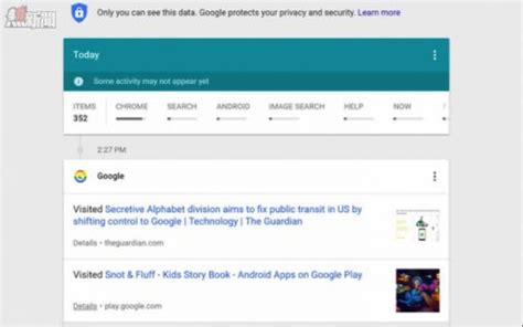 myactivity.google.com adresine gidin
